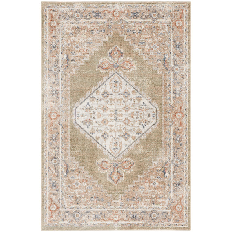 Millyr Washable Oriental Rug, Rectangle 2'2" x 4'