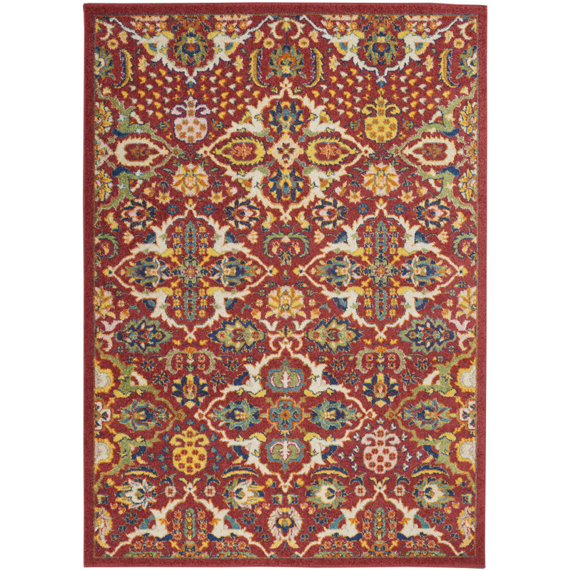 Ingham Oriental Indoor Rug, Rectangle 5'3" x 7'3"