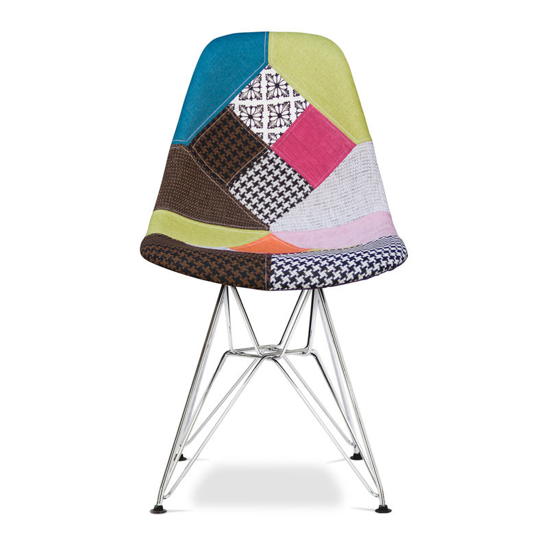 Modholic Eiffel Chair With Steel Legs, Multi