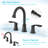 Widespread 2-handle Bathroom Faucet with Drain Assembly-87426668