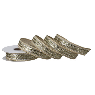 1"X5Y Jewel Metallic Ribbon