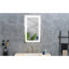Miroir 40 po x 28 po à DEL à intensité variable pour salle de bain - brouillard, 3 options de couleur, mémoire, soins du visage idéaux brouillard à intensité variable, températures, transformation de la beauté