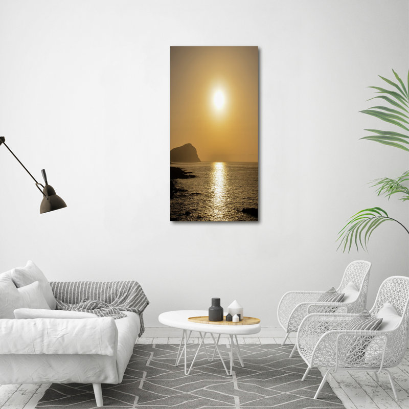 Sunset Sea - Wrapped Canvas Print