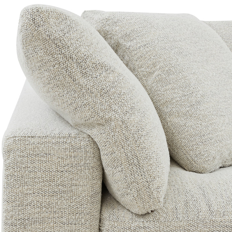 Canapé modulaire en tissu performance 3 pièces Armand, Gris clair Livesmart®