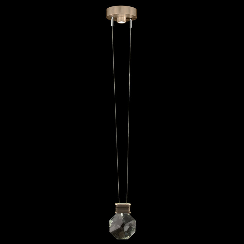Aria 1 - Light LED Pendant, Soft Ombre Bronze
