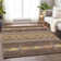 Premium Machine Washable Prisco Brown Rug