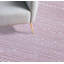 Tapis rose / mauve / blanc en polypropylène tissé à la machine Rectangle Tayyibah-86804143