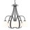 Sweeping Taper 5 - Light Shaded Classic/Traditional Chandelier