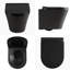 Belfry Bathroom Qureshi LPF Round Wall Mounted Wall Hung Toilets (Seat Included)
