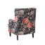 Richburg Upholstered Wingback Chair with Footstool-1780129206