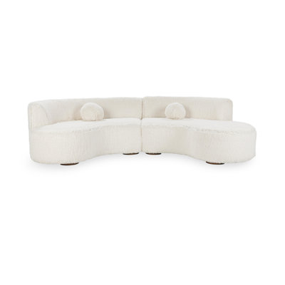 Octavia 2 - Piece Upholstered Curved Sectional