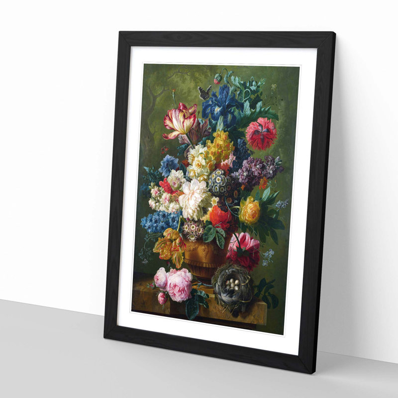 Maria Van Oosterwijk - Single Picture Frame Painting, Black