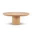 Round Solid Wood Pedestal Dining Table-200425627-200425626