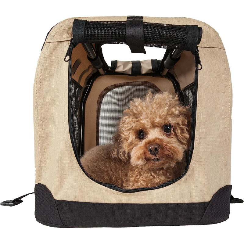 Caisse pour animaux Pet View, Kaki, H 15,7 po x l 15,7 po x P 22,8 po