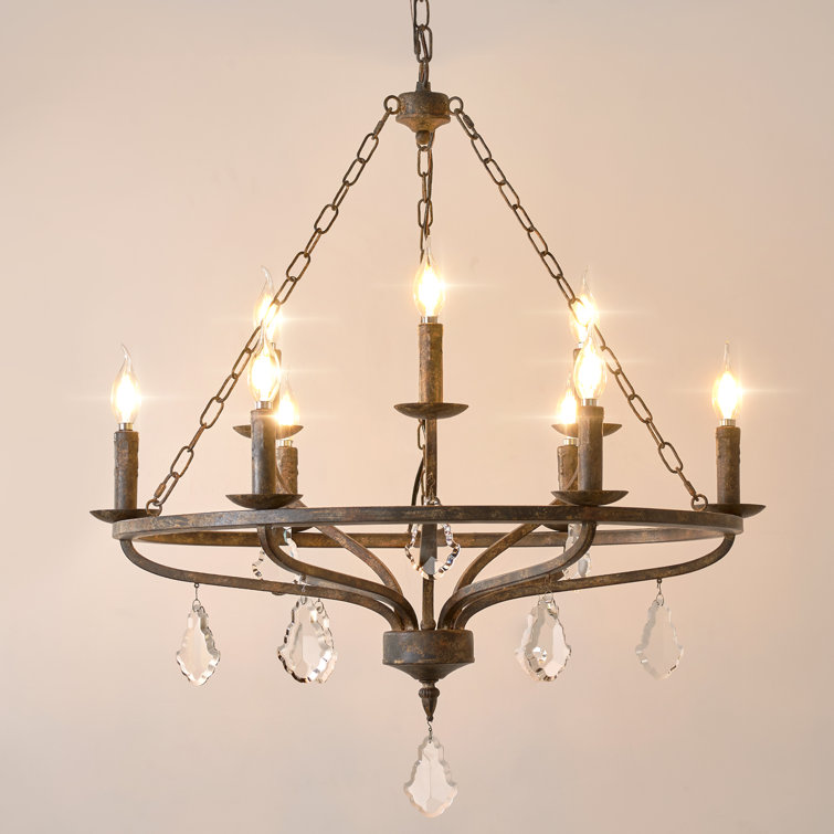 Bougie Chandelier Mate rouge