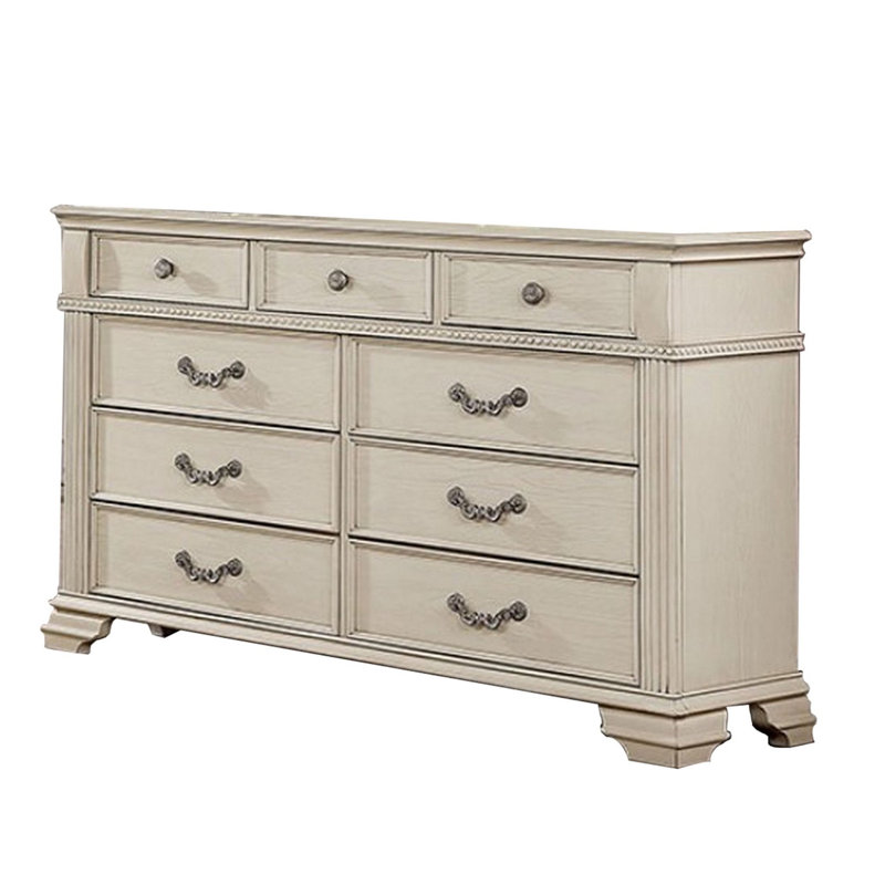 Commode double l 9 po Althena, Blanc