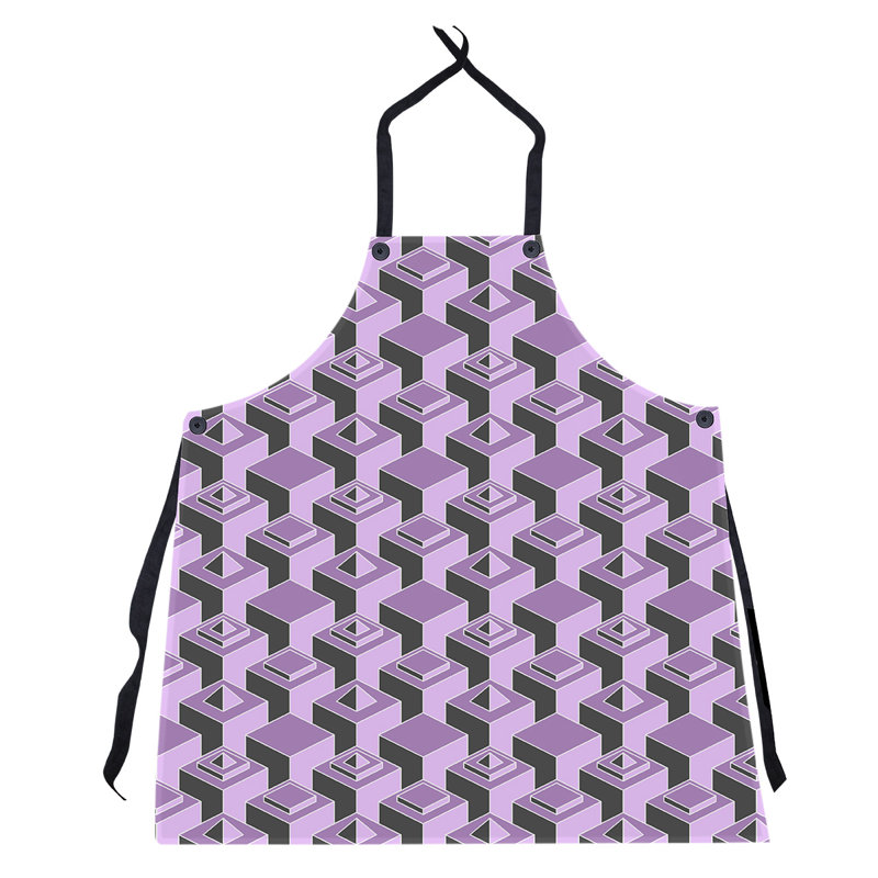 Tablier de gratte-ciels, Violet / noir