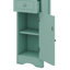 Armoire de salle de bain 66,9 po de hauteur, armoire de rangement autoportante avec tiroir, panneau de fibres à densité moyenne, tablette réglable-1021840100