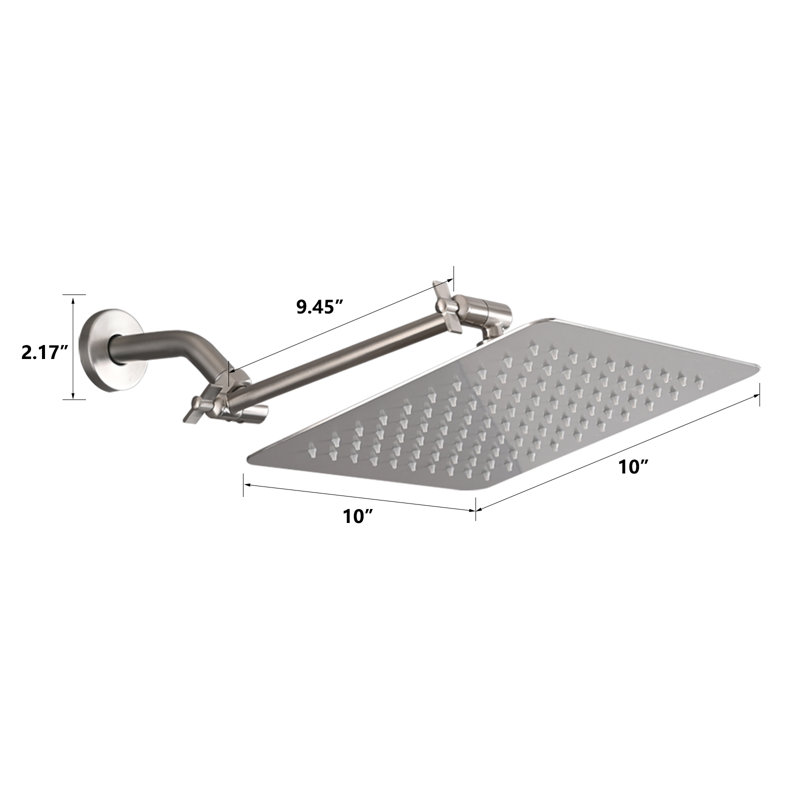 Full/Standard Adjustable Shower Head 2.5 GPM GPM, Chrome