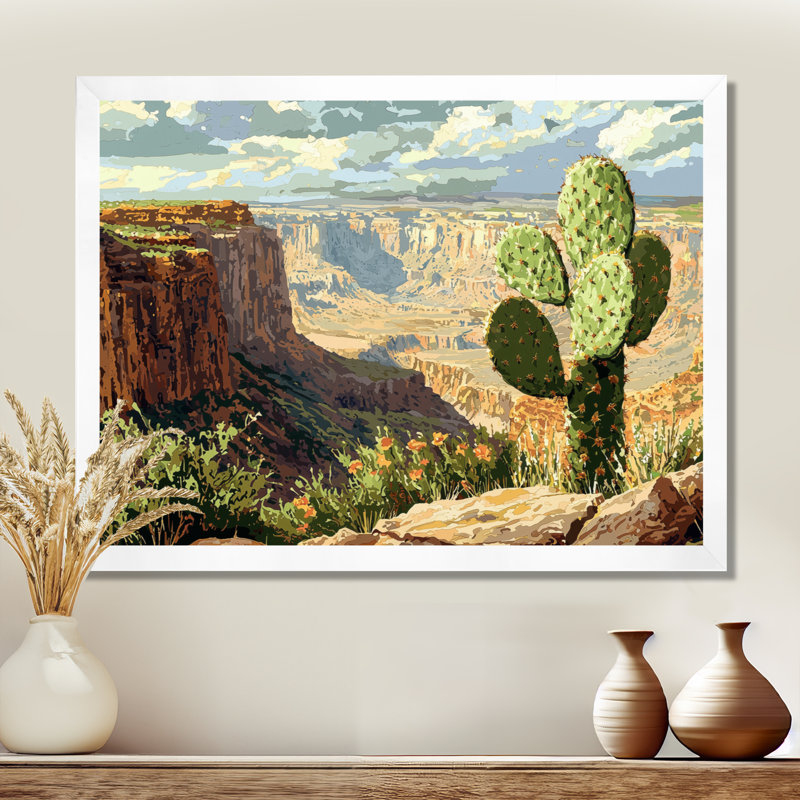 Izavier - Floral Wall Art, H 30 po x l 40 po, Cadre simple, Blanc