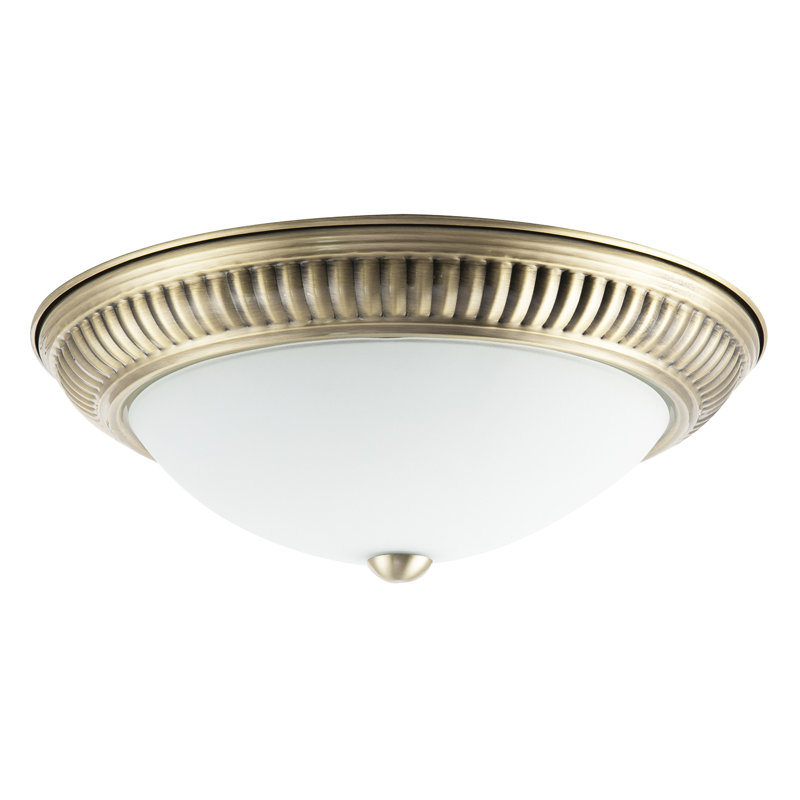Flush Mount, Antique Brass