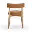 Chaise en cuir vegan Rachel Performance-1206054725