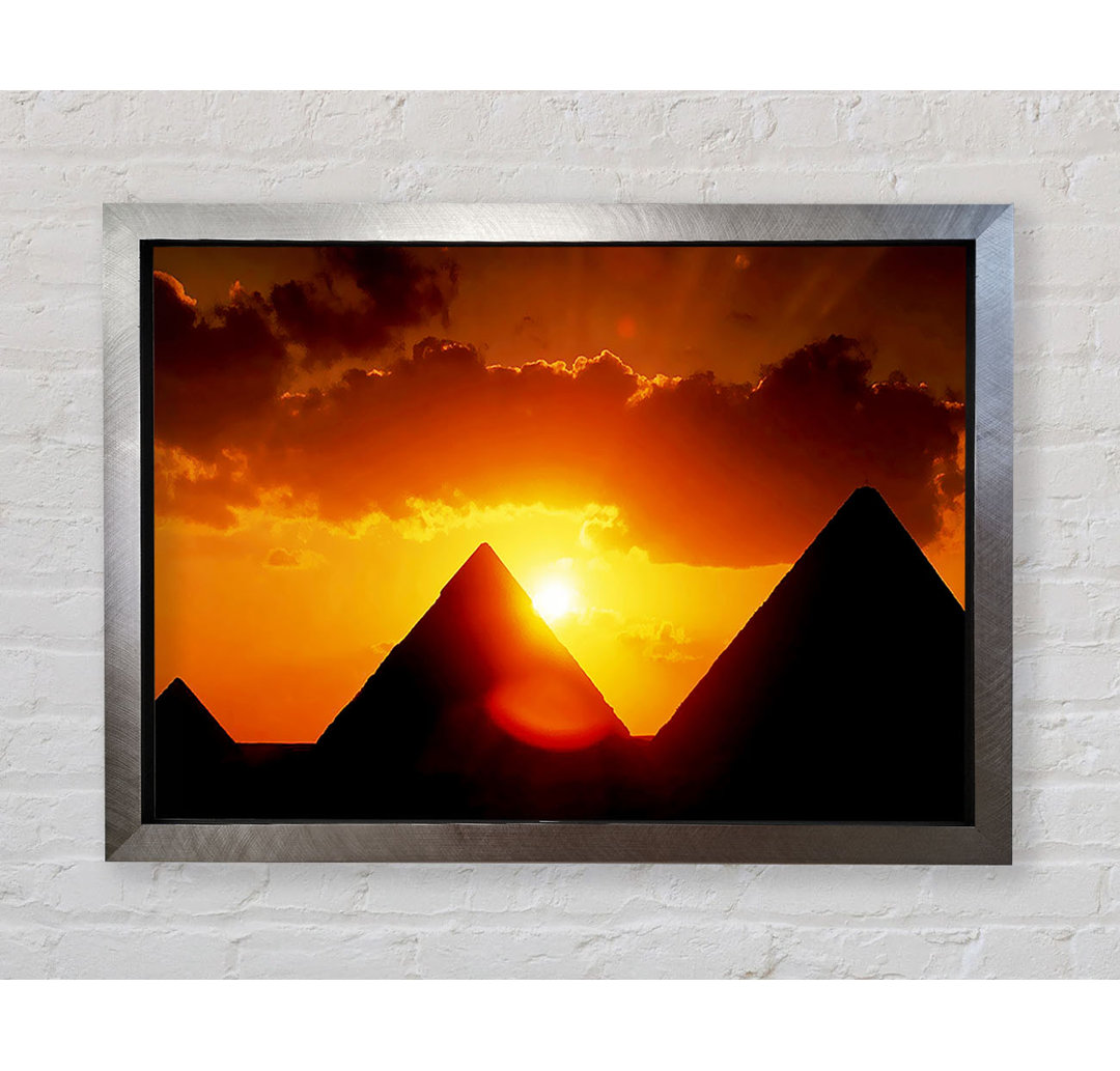 Pyramide Sonnenaufgang - Druck