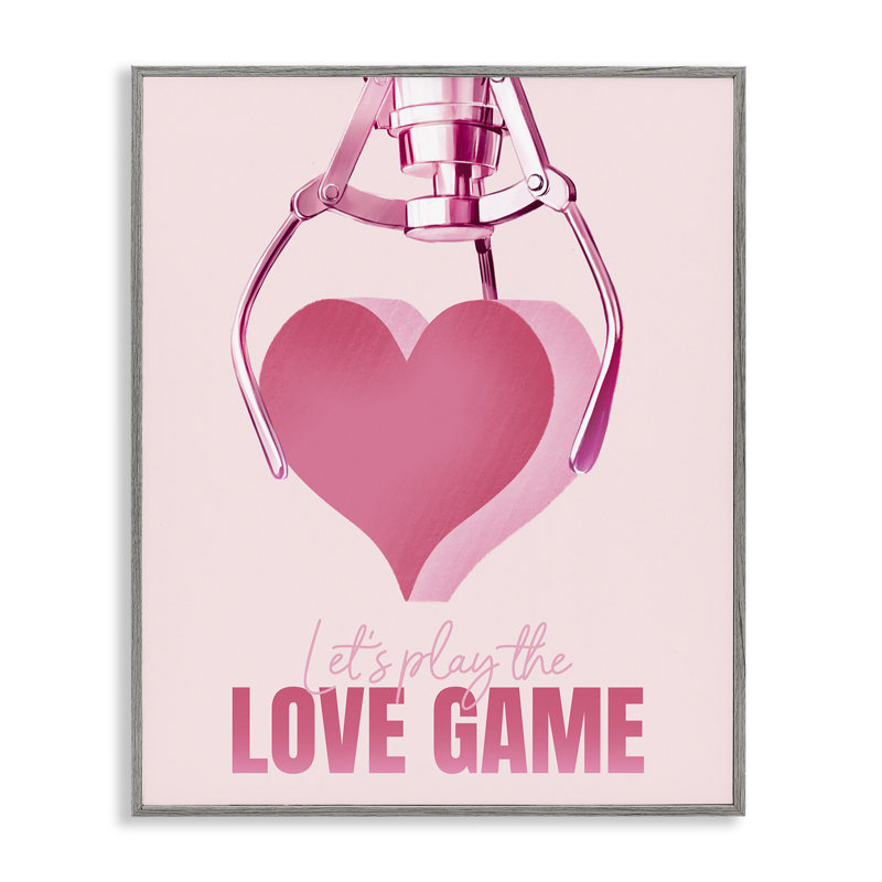 «Love Game with Heart», estampe numérique par Ziwei Li, Estampe numérique Farmhouse, H 14 po x l 11 po