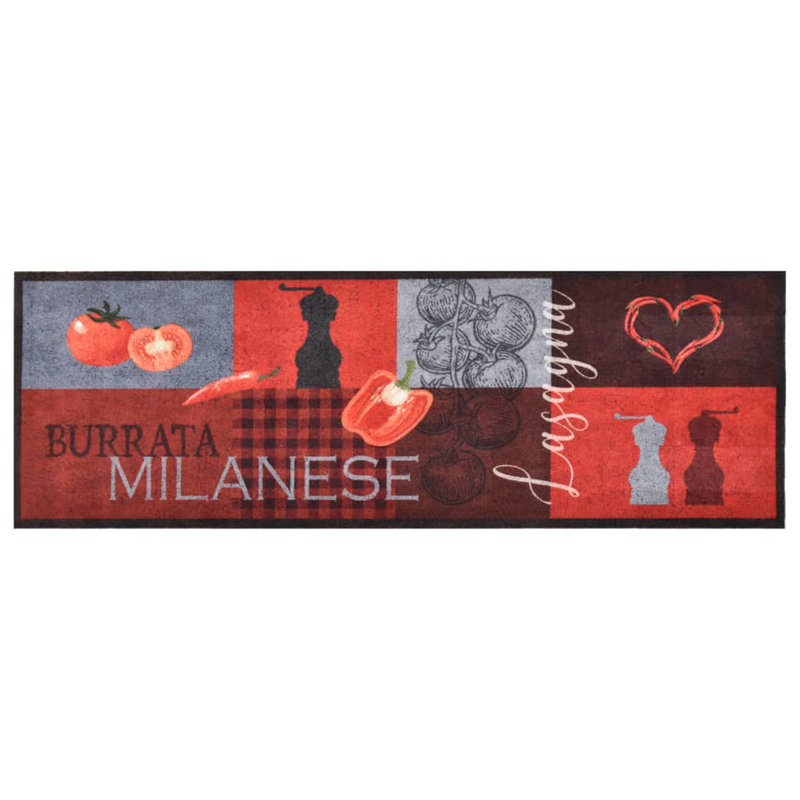 Holyfield Tomatoes Kitchen Mat, 60cm W x 180cm L