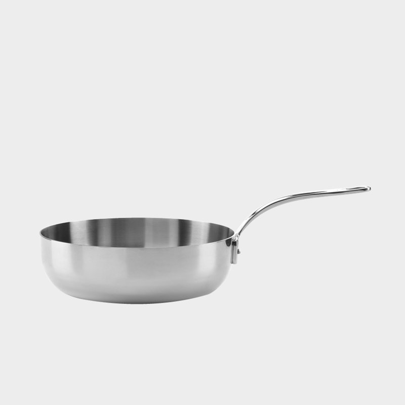 Samuel Groves Stainless steel tri-ply non-stick milkpan, 26.5 cm