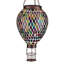Lanterne ballon à air chaud solaire suspendue 15 "avec panneaux de verre et cadre en métal-92618354