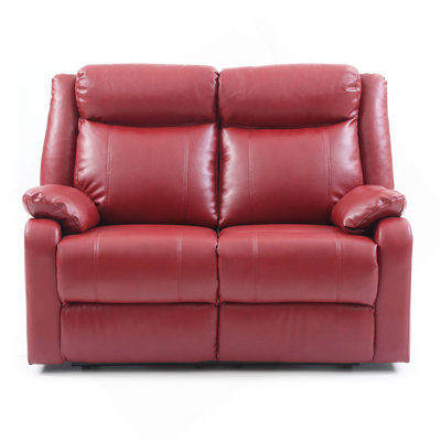 Causeuse inclinable Glory Furniture, rouge