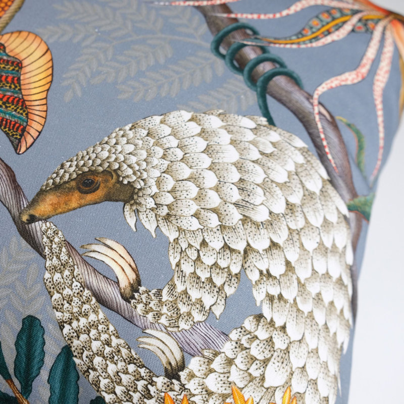 Ardmore Pillow, Blue, 16" x 16"