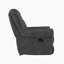 Fauteuil inclinable transitionnel en chenille de 42 po Eany avec glissement en douceur et garniture cloutée