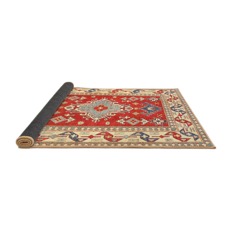 Tapis traditionnel rouge / beige Hemming, Rectangle 5 pi x 7 pi