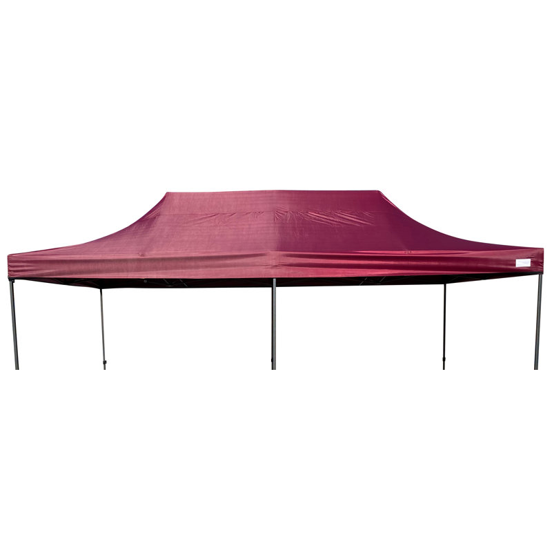 Grasekamp Polyester Replacement Canopy for Gazebo, Red, 200cm H x 570cm W x 290cm D.