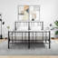 Mikaia 40cm W Iron Bedside Table-1847209221