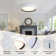 Sleek Round LED Ceiling Light - Thin Glossy Design, 5-Step Adjustable Color Temperature, Dimmable & ETL Certified