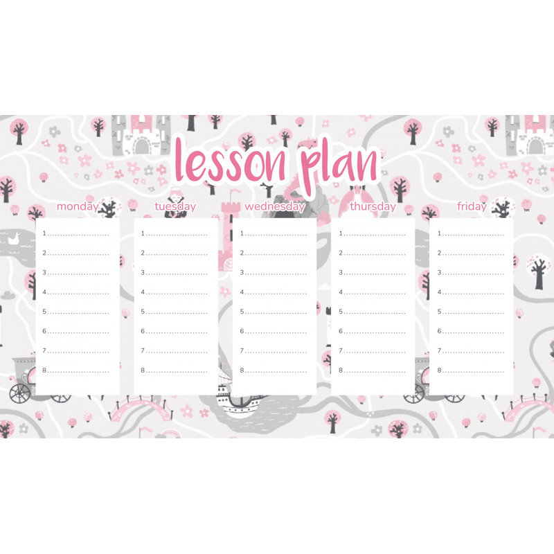 Magnetic Lesson Plan Fairy Kingdom