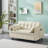 54.3''Convertible Corduroy Sofa Bed, Pull Out Couch with Side Pocket & Pillows-1408689959