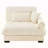 Milano Sofa RSF W/3 pillows - Cream