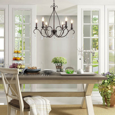 Otho 6 - Light Dimmable Classic / Traditional Chandelier