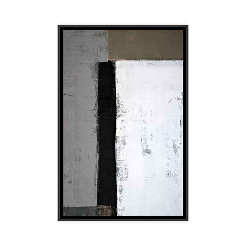 « it it is », reproduction sur toile, H 26 po x l 18 po x P 1,5 po, Toile avec cadre noir, Pas de tapis