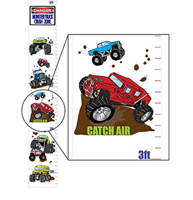Décalcomanie murale Monster Truck
