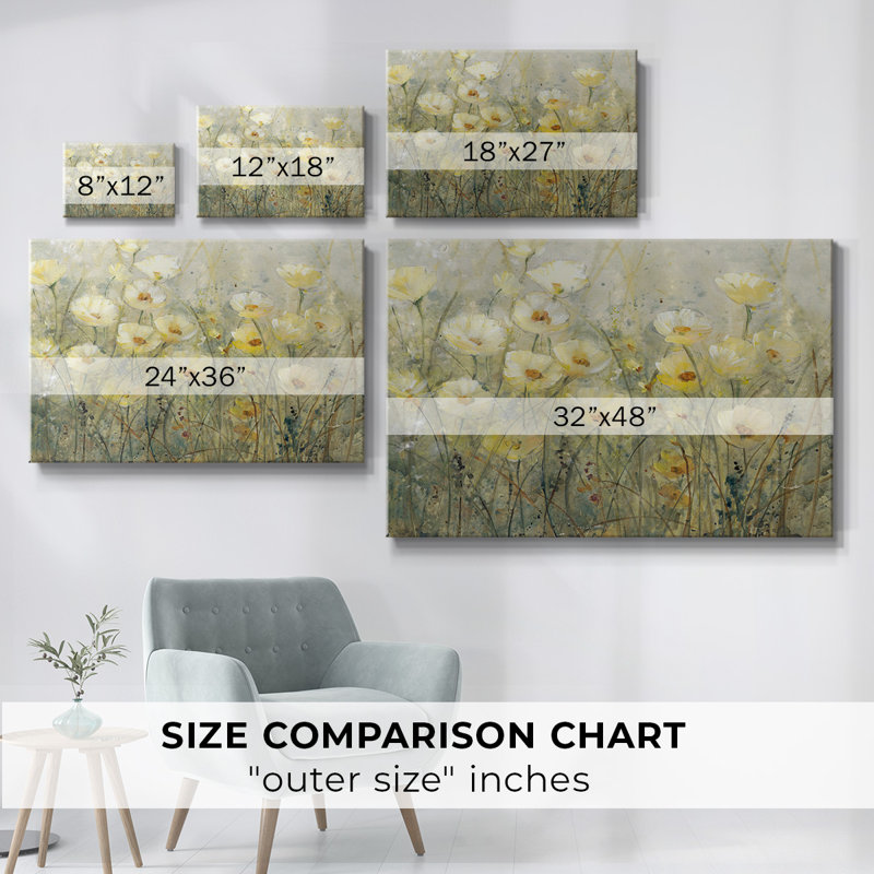 Summer in Bloom I-Gallery Wrapped Canvas, 8" H x 12" W