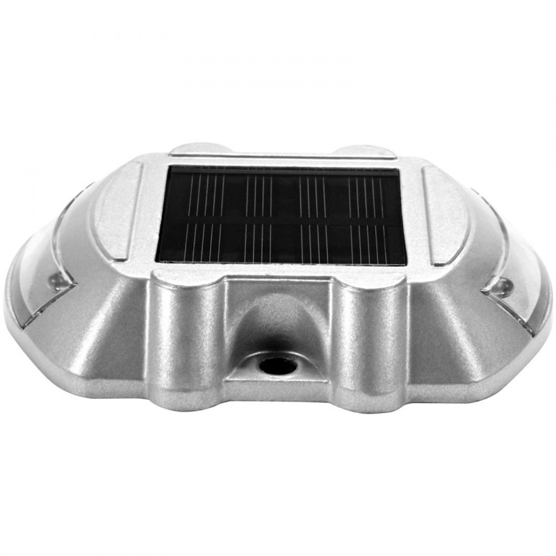 Éclairage pour allée, ensemble de 8 lumières solaires pour allée avec interrupteur, Blanc