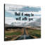 That It May Be Well With You Deuteronomy 5:33 - Wrapped Canvas Print-915169522