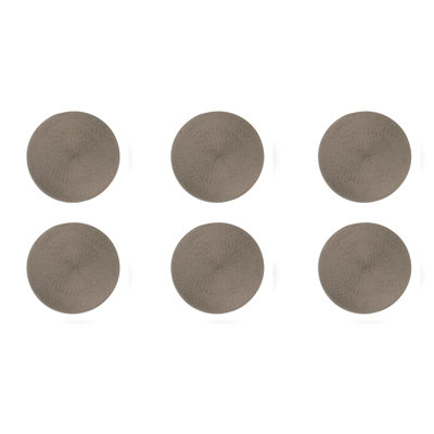 Round pieces of gray placemats 36cm