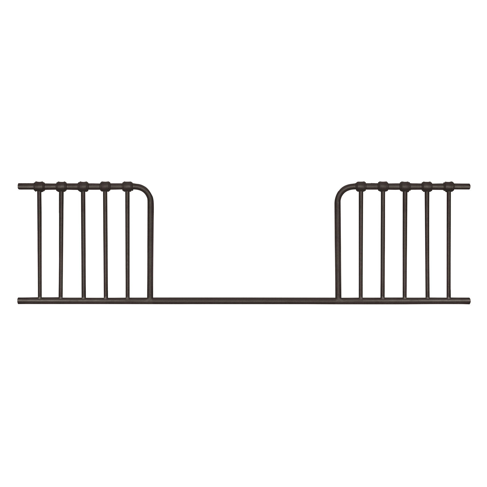 Abigail Toddler Bed Rail, Vintage Iron