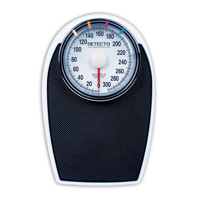 Detecto Bathroom Scale, 160 kg x 0.5 kg